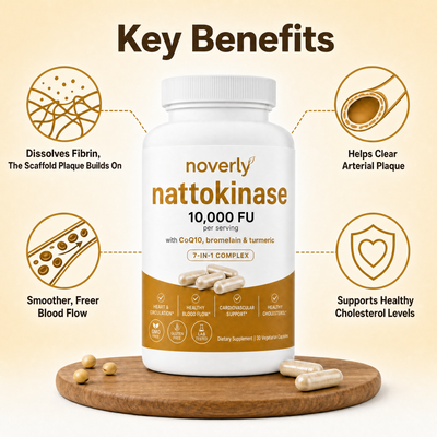 Max Potency Nattokinase 10,000 FU — Circulation Support